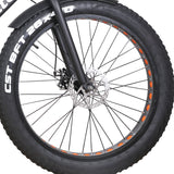 NAKTO Fat Tire Electric Bike Cruiser 26"