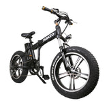 NAKTO Fat Tire Electric Bike Folding Mini Cruiser