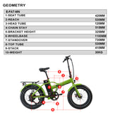 EUNORAU E-FAT-MN Electric Foldable Commuter Bike