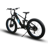 EUNORAU Defender-S High Performance AWD Fat Tire Dual Suspension Electric Mountain Bike