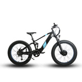 EUNORAU Defender-S High Performance AWD Fat Tire Dual Suspension Electric Mountain Bike