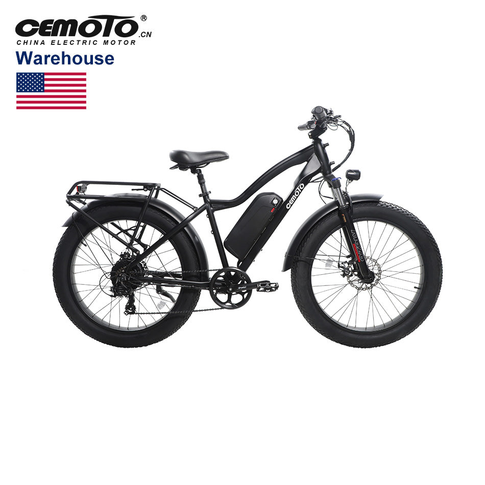 Breeze fat tire discount electric mountain bike 500w