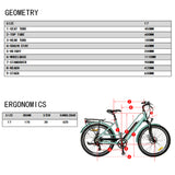 EUNORAU E-TORQUE Electric Commuter Bike