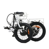 EUNORAU Electric Foldable Commuter Trike with Cargo