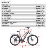 EUNORAU 27.5" Meta 275 Electric Commuter Bike