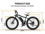 AOSTIRMOTOR S07-P Electric Fat Tire Mountain Bike