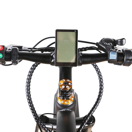 NAKTO Fat Tire Electric Bike Super Cruiser 26