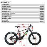 EUNORAU FAT-HS Electric 26" Fat Tire Mountain Bike