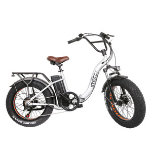 NAKTO Folding Fat Tire Foldable Electric Bike OX Steady 20"