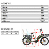 EUNORAU G20-CARGO Electric Commuter Bike