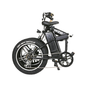 NAKTO Fat Tire Electric Bike Folding Mini Cruiser