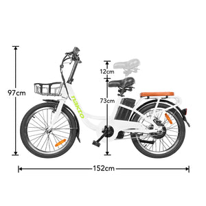 NAKTO City Cargo Ebike 20" PONY